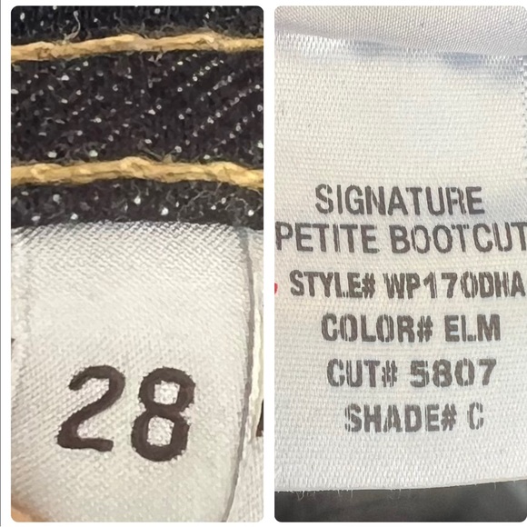 Hudson Women's Jeans Signature Petite Bootcut Made in USA Elm Denim Size 28 - Picture 6 of 15